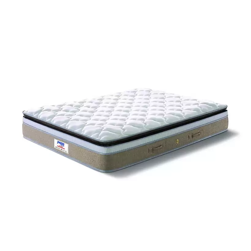 Vivah - Euro Pillow Top Luxury Mattress for Couples - 72 x 30 x 12 inch (Cream)