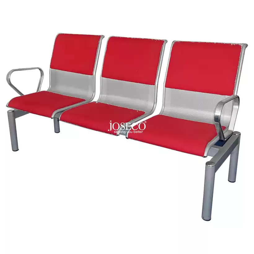 Three Seater Airport Chair with Cushion (41kg)