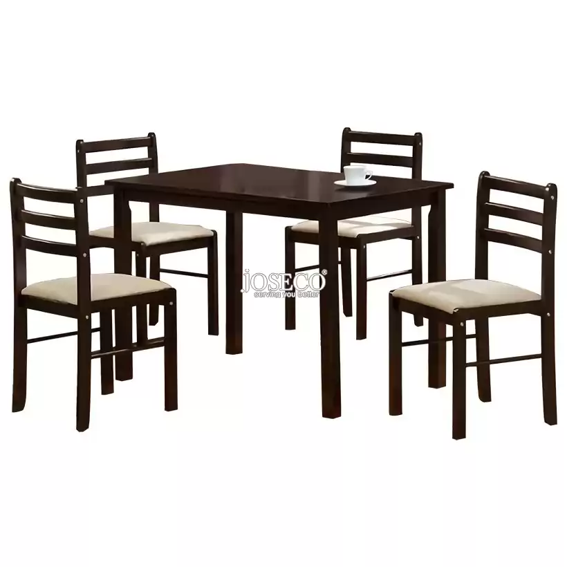 CS STARTER Treated Wood Dining Set 1+4 One Table & 4 Chairs