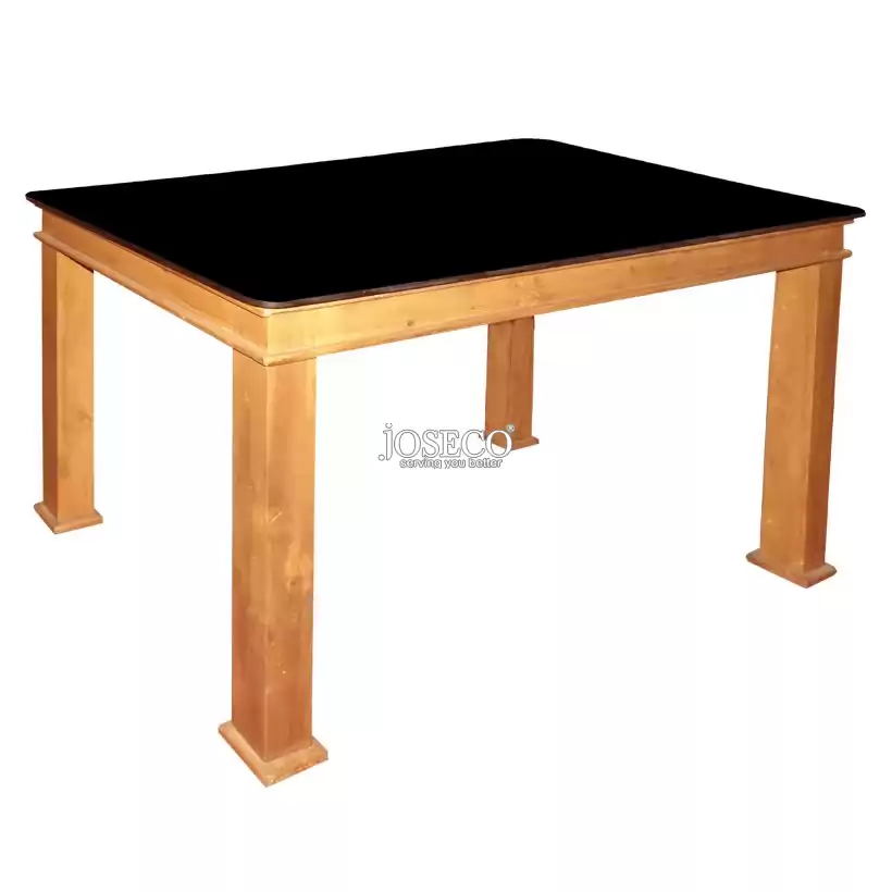 Arnica MM Glass Top Wooden Table 5 x3